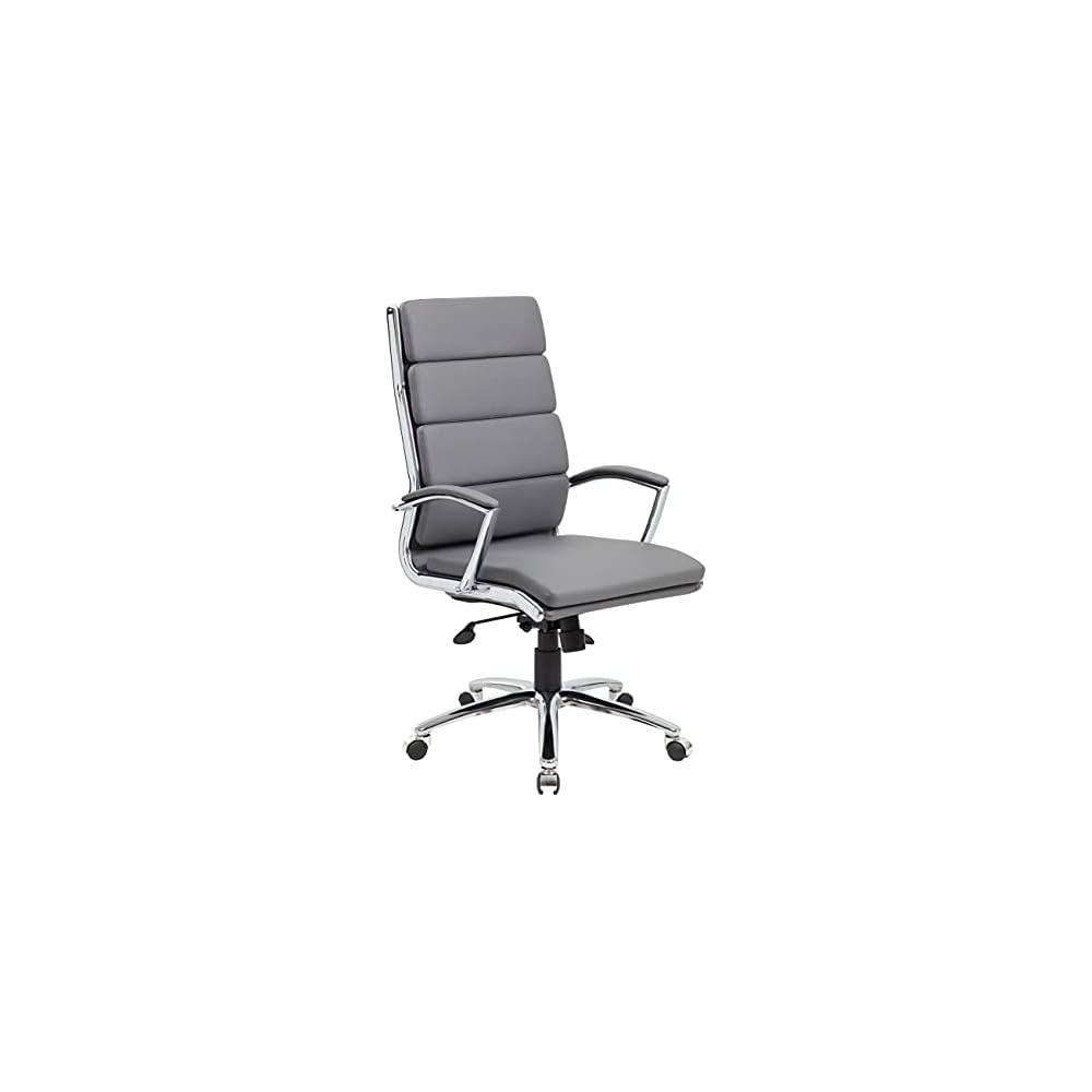 Boss Office Products CaressoftPlus Executive Chair, Grey