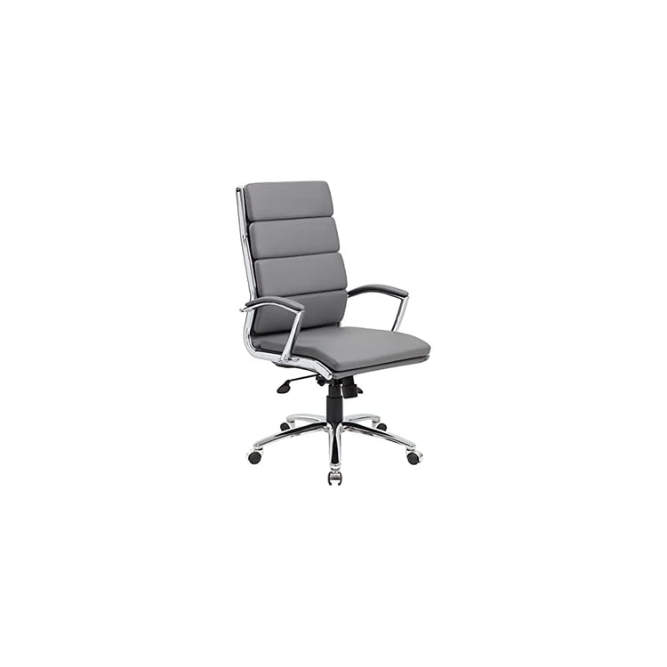 Boss Office Products CaressoftPlus Executive Chair, Grey