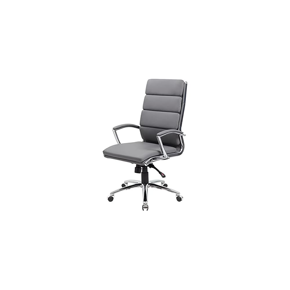 Boss Office Products CaressoftPlus Executive Chair, Grey