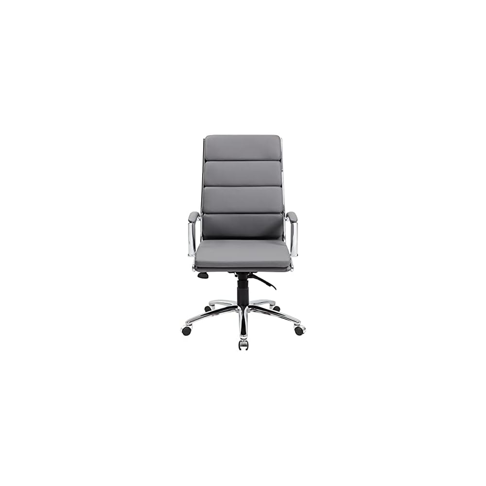 Boss Office Products CaressoftPlus Executive Chair, Grey