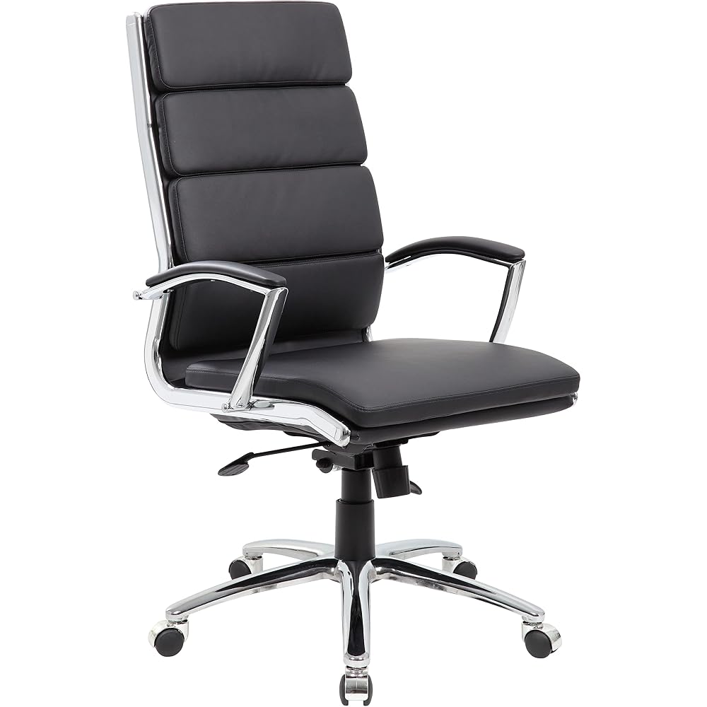 Boss Office Products CaressoftPlus Executive Chair, Grey