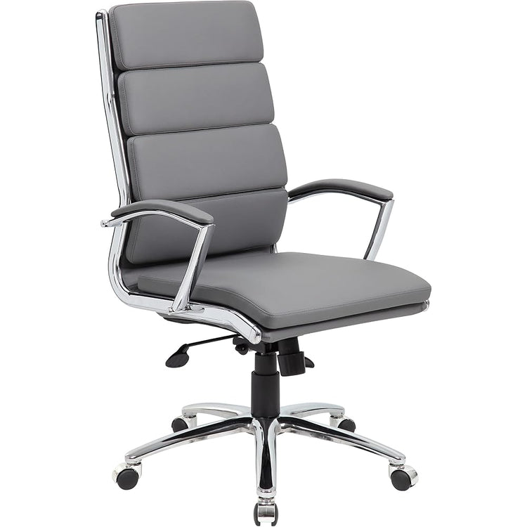 Boss Office Products CaressoftPlus Executive Chair, Grey